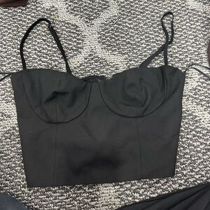 Babaton Cropped Bustier Top